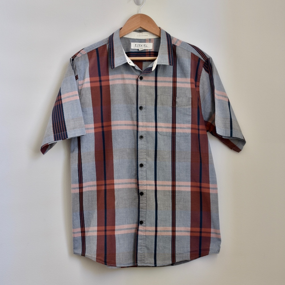 Men's Ezekiel Short Sleeve Plaid Shirt